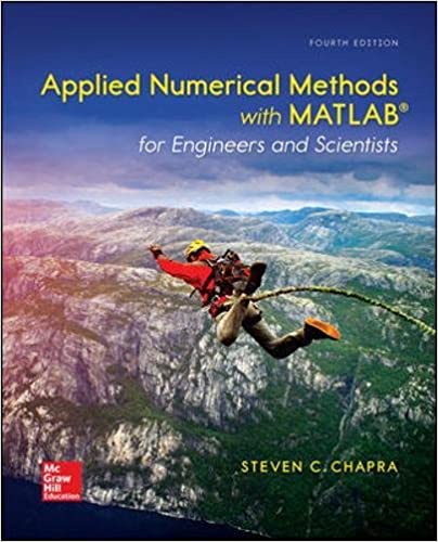 Solution manual for Applied Numerical Methods with MATLAB for Engineers and Scientists 4th Edition by Steven Chapra