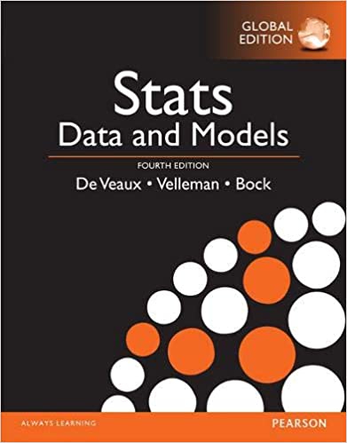 Test bank for Stats: Data and Models 4th Global Edition by Richard D. De Veaux